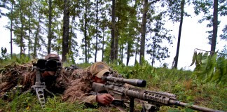keskin nişancı, sniper tüfeği, kamuflaj